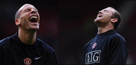 Wayne Rooney oraz Rio Ferdinand