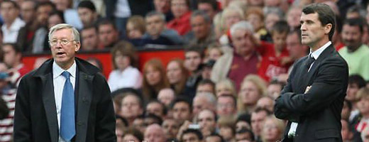 Roy Keane i Sir Alex Ferguson