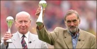 Sir Bobby Charlton oraz George Best