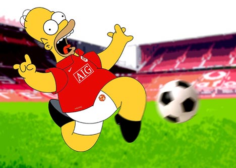 Homer Simpson w Manchesterze United!