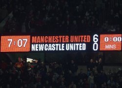 Manchester United 6 - 0 Newcastle