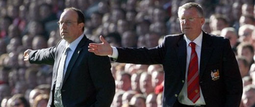 Rafael Benitez i Sir Alex Ferguson