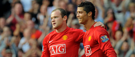 Wayne Rooney oraz Cristiano Ronaldo