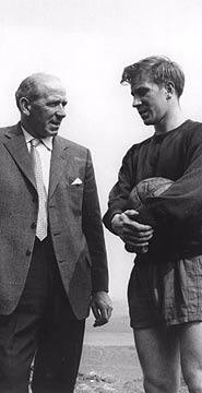 Sir Matt Busby oraz Bobby Charlton
