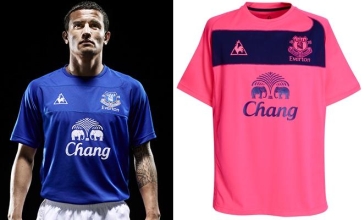Domowa i wyjazdowa koszulka Evertonu