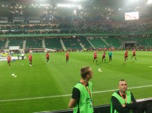 Rozgrzewka reprezentacji Meksyku