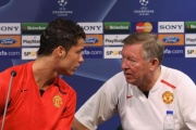 Cristiano Ronaldo i sir Alex Ferguson