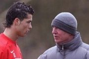 Cristiano Ronaldo i sir Alex Ferguson